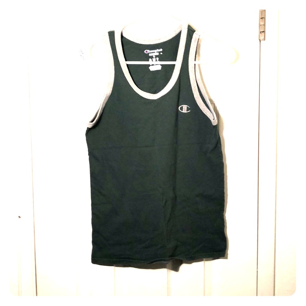 Champion Boys tank Size S/ green & gray LNew